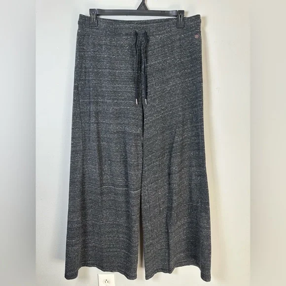 Calia Women’s Gray Wide Leg Casual Pants Elastic Waist Drawstring Oversized L - Picture 2 of 9